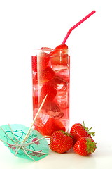 Image showing strawberry drink