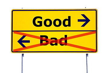 Image showing good and bad