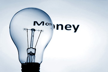 Image showing bulb and money