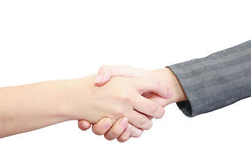Image showing closeup of people shaking hands 