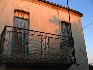 Image showing House in sunset