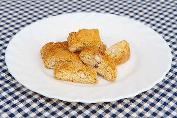 Image showing Italian cantuccini cookies