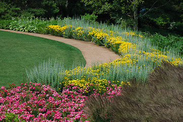 Image showing Tranquil garden path