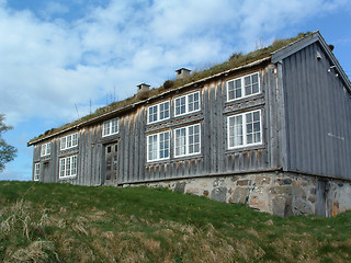 Image showing Wood building