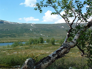 Image showing Mountain view in Jotunheimen
