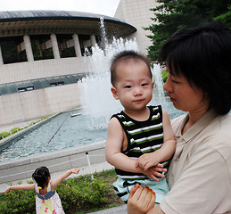 Image showing Mother and son