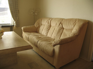 Image showing Beige sofa