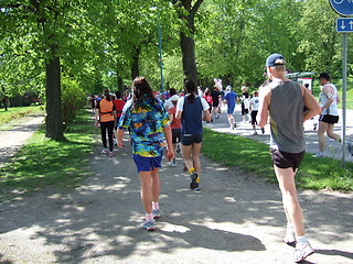 Image showing Running Stockholm marathon