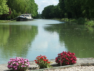 Image showing Bourgogne canal