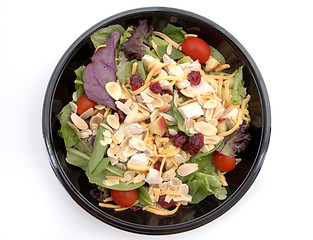 Image showing Healthy Salad, a bowl of healthy fast food salad. (isolated,12MP camera)