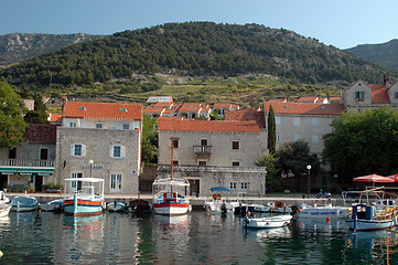 Image showing harbor croatia EDITORIAL