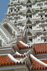 Image showing Detail of Vietnamese style temple in Thailand