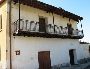 Image showing Tall and old house. Katydata. Cyprus