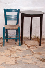 Image showing greek chair