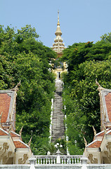 Image showing Buddhist temple on hilltop