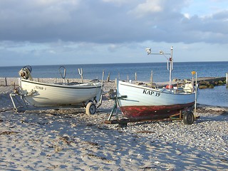 Image showing Fishingboats