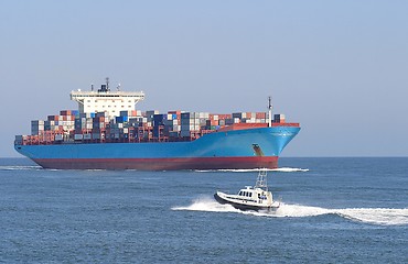 Image showing container ship