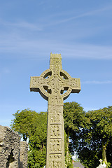 Image showing celtic cross (Ireland Glendalough)