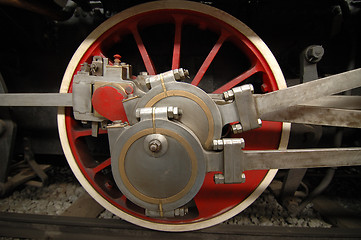 Image showing train wheel