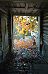 Image showing Gateway in automn