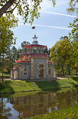 Image showing Pavilion in Chinese style in Tsarskoe Selo