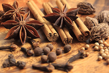 Image showing Brown spices