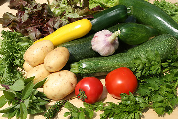 Image showing Fresh vegetables