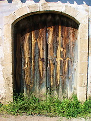Image showing Majestic old door. Katydata. Cyprus