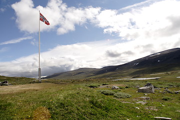 Image showing Norwegian flag