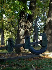 Image showing seesaw in the park