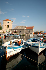 Image showing boats in the harbor