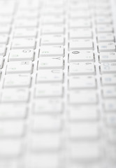 Image showing Abstract gray background - computer keyboard