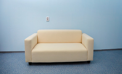 Image showing White sofa