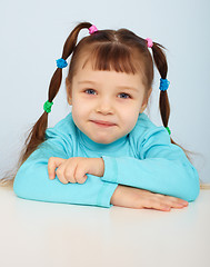 Image showing Portrait of young girl