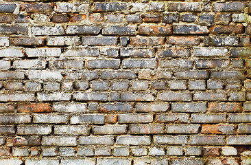 Image showing Dirty brick wall - grunge background