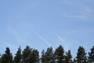 Image showing Sign after jet planes