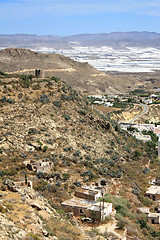 Image showing Arid Landscape in Andalusia, Spain