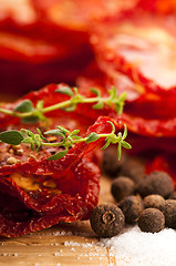 Image showing Italian sun dried tomatoes