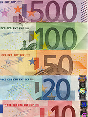 Image showing Euro note