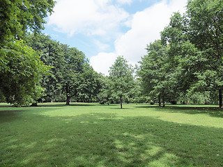 Image showing Kensington gardens, London