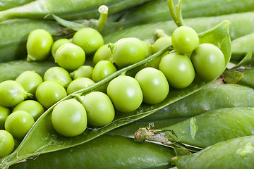 Image showing Green peas