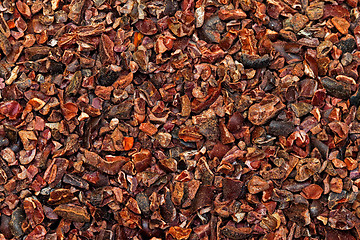 Image showing Cocoa nibs pattern
