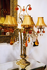 Image showing Brass lamp