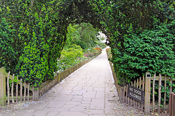 Image showing Park archway