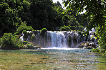 Image showing Waterfalls Krka