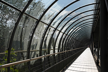 Image showing Glass tunnel