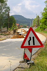 Image showing Road damage