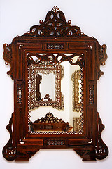 Image showing Handcrafted wooden frame