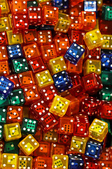 Image showing Colour dices