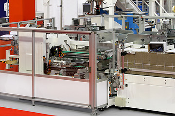 Image showing Carton packaging line